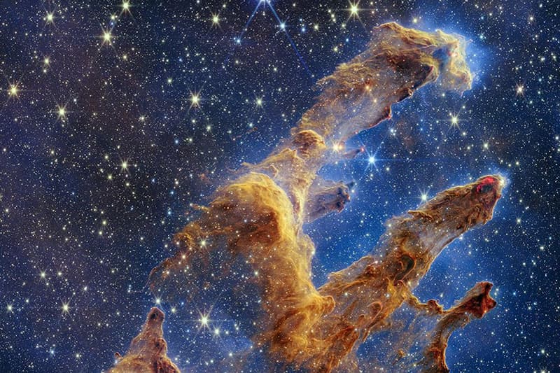 NASA Webb Space Telescope Pillars of Creation 2022