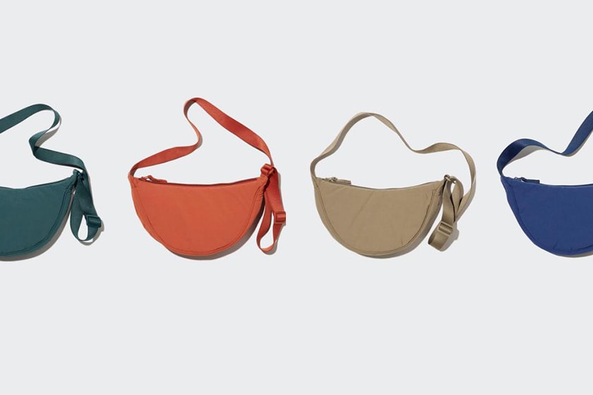 Uniqlo unisex round mini shoulder bag spring new 8 color