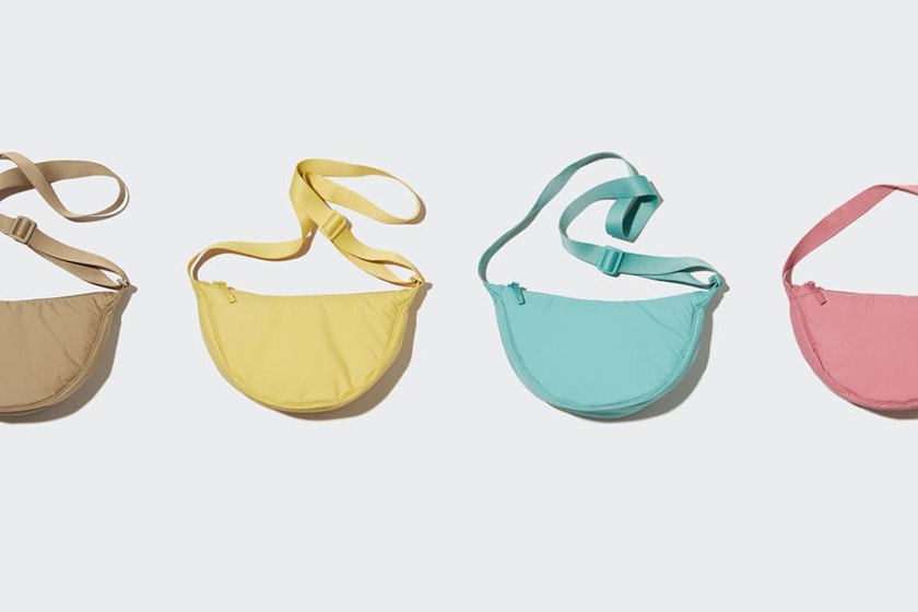 Uniqlo unisex round mini shoulder bag spring new 8 color