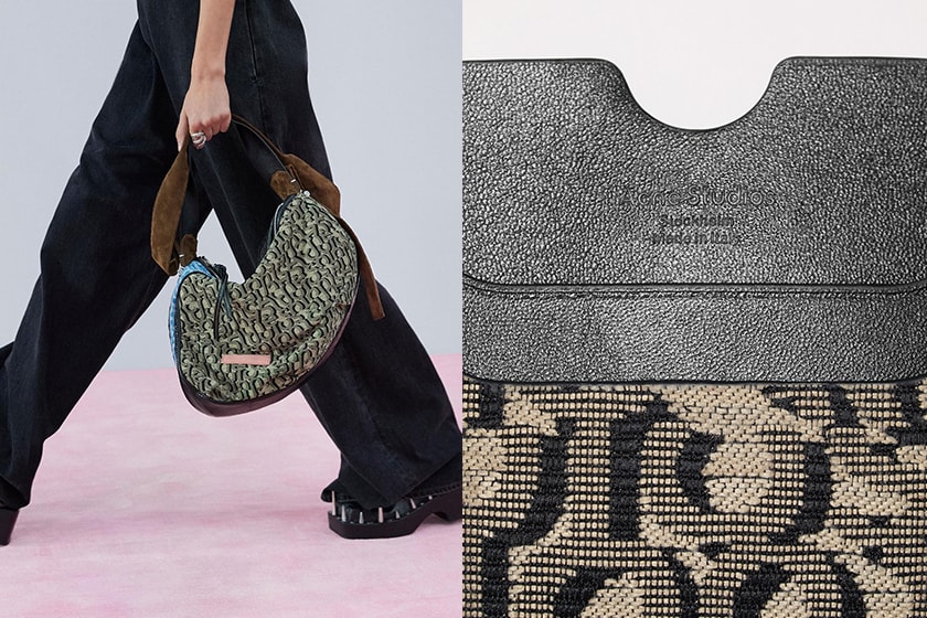 Acne Studios Platt Mini Monogram Handbags
