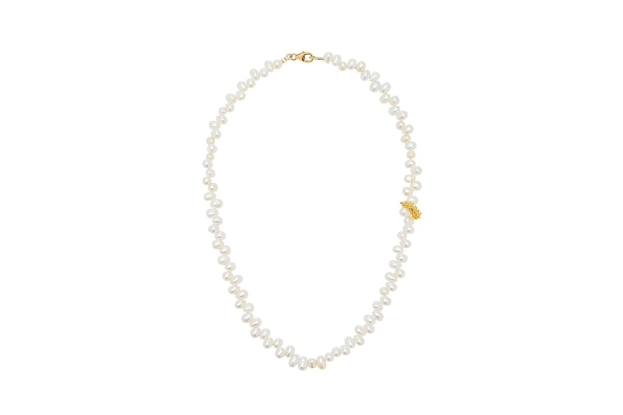 Alighieri La Calliope Pearl 24K Gold-Plated Choker