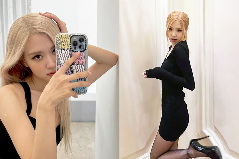 大概是把黑色造型穿得最美的人：BLACKPINK Rosé 穿中性西裝的模樣實在太帥了！