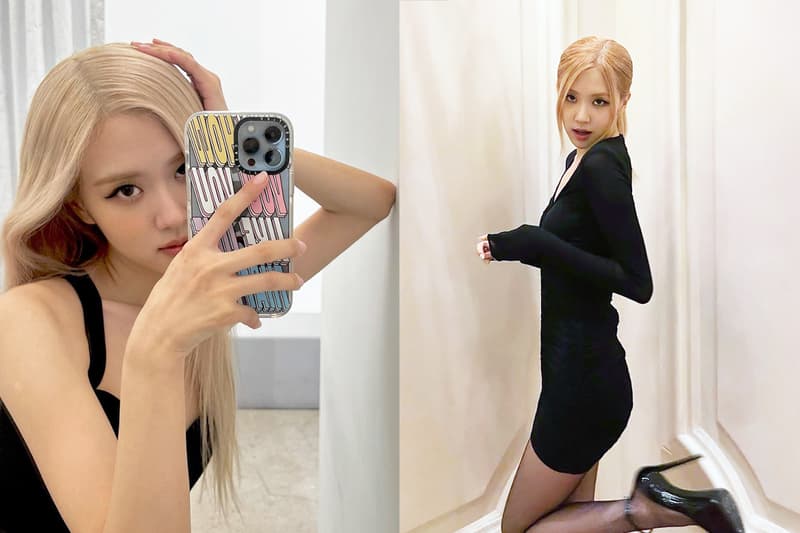 大概是把黑色造型穿得最美的人:BLACKPINK Rosé 穿中性西裝的模樣實在太帥了!