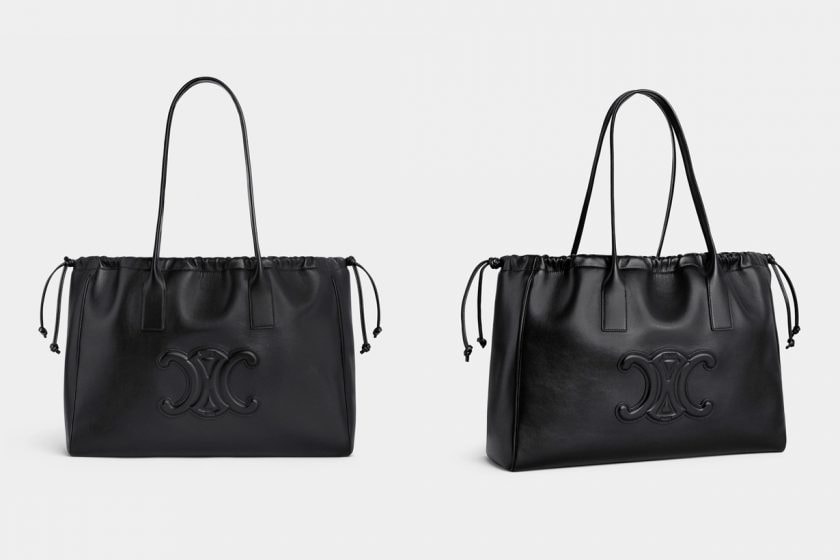 celine all black handbags ava teen flap bucket cabas cuir triomphe chain