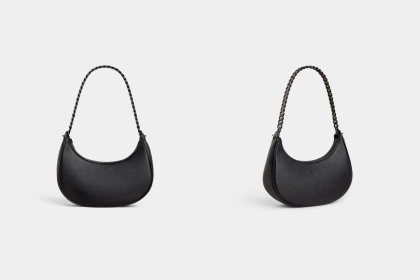 celine all black handbags ava teen flap bucket cabas cuir triomphe chain