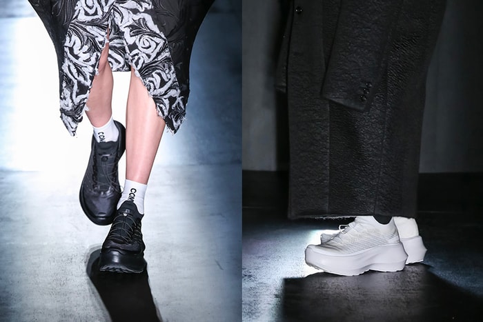 厚底鞋愛好者注意:COMME des GARÇONS 聯名 Salomon Pulsar 極簡黑白設計登場!
