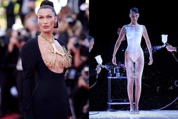 一條綿花糖裙讓 Bella Hadid 成為時裝周最具話題超模