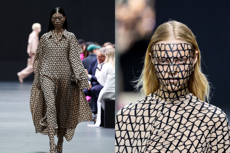 Valentino Monogram Pat McGrath PFW Fashion Week