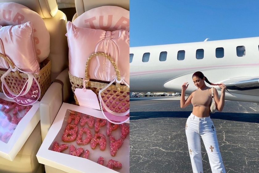 kylie air jenner kardashians menu details luxury