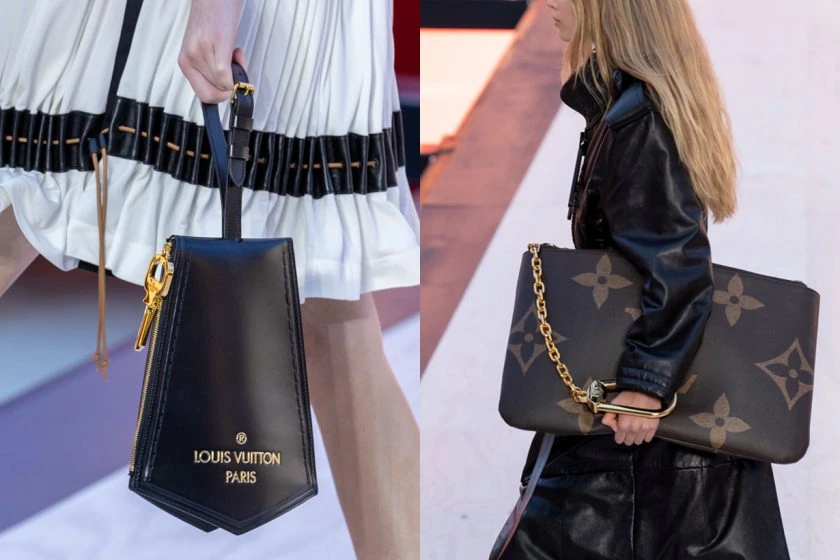 louis vuitton paris pfw runway show detail