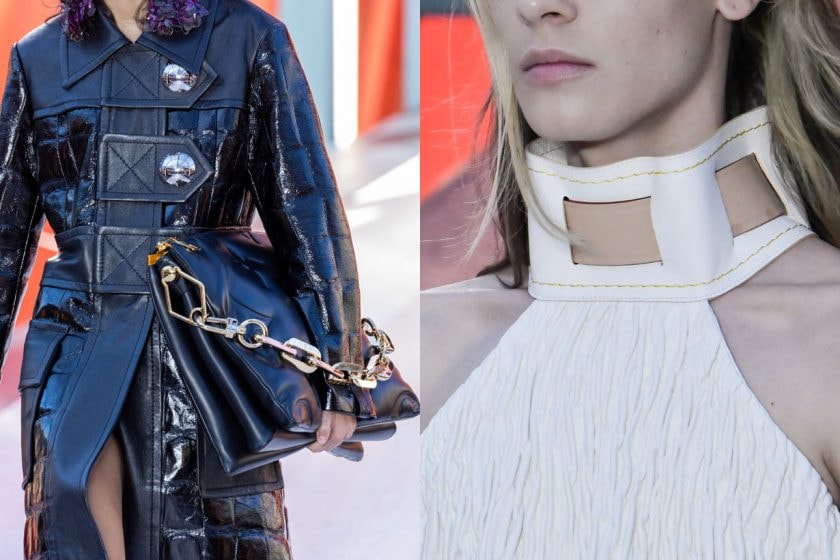 louis vuitton paris pfw runway show detail