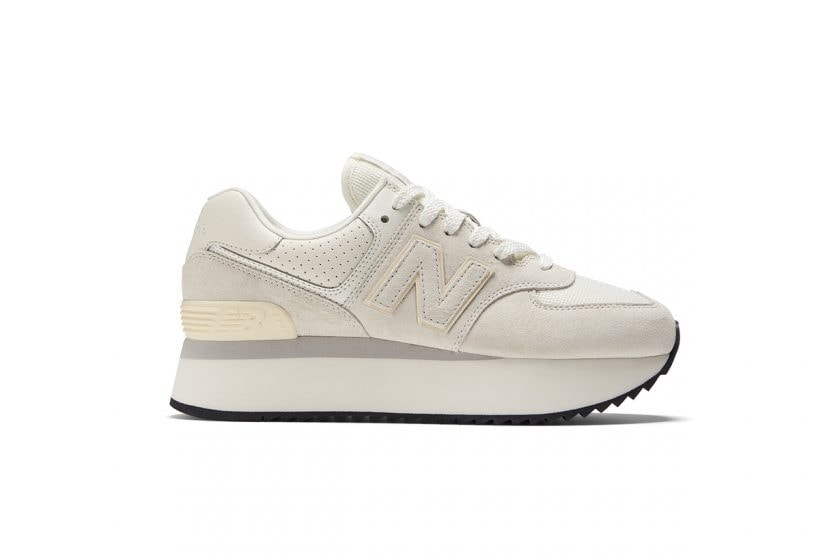 new balance 574+ platform midsole new sneakers