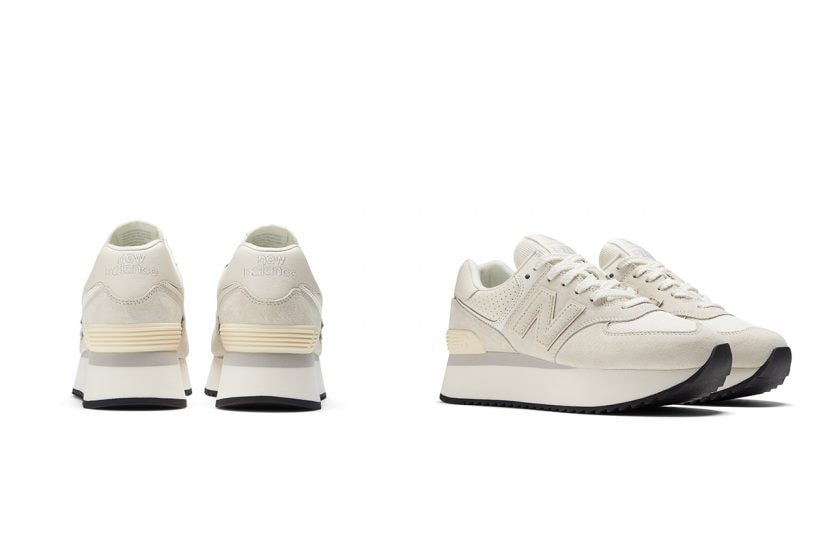 new balance 574+ platform midsole new sneakers