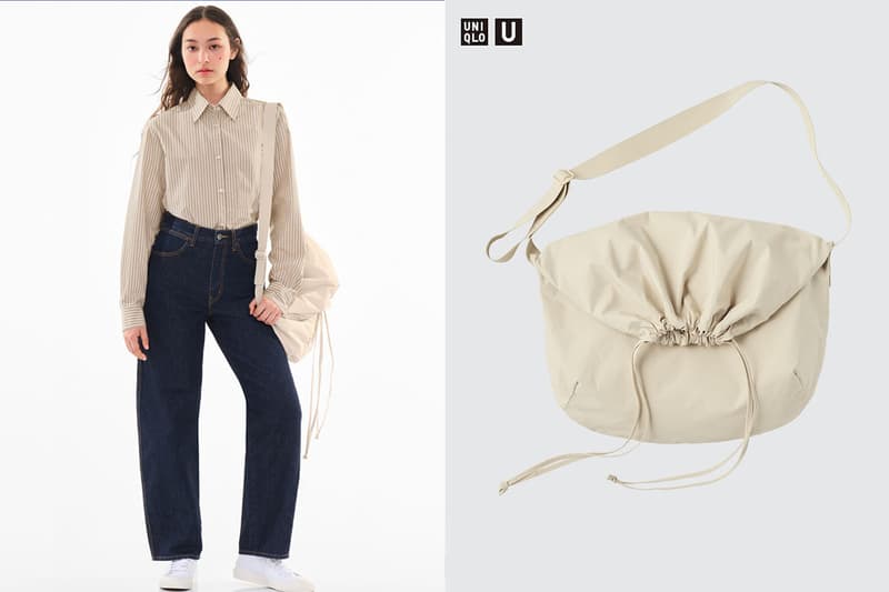 UNIQLO U DRAWSTRING SHOULDER BAG