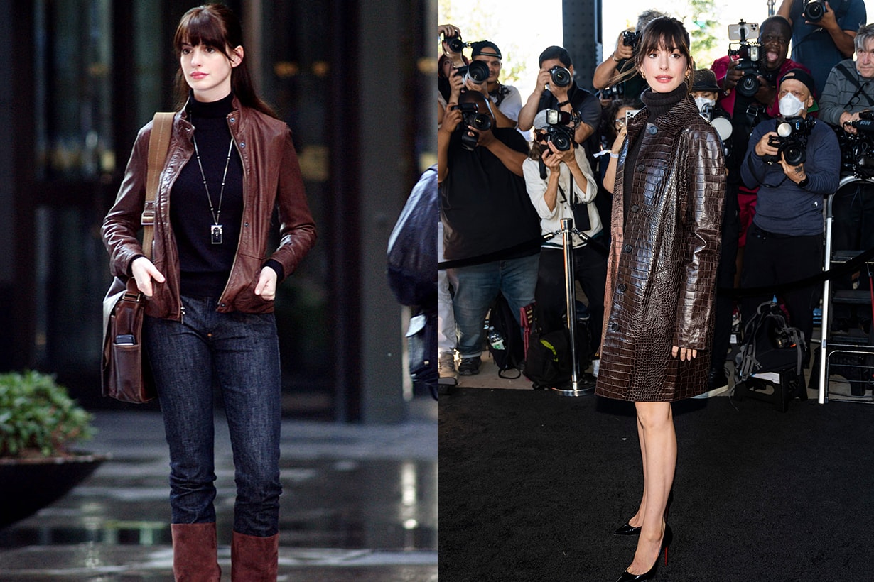 anne hathaway nyfw devil wears prada moment anna wintour accident coincidence