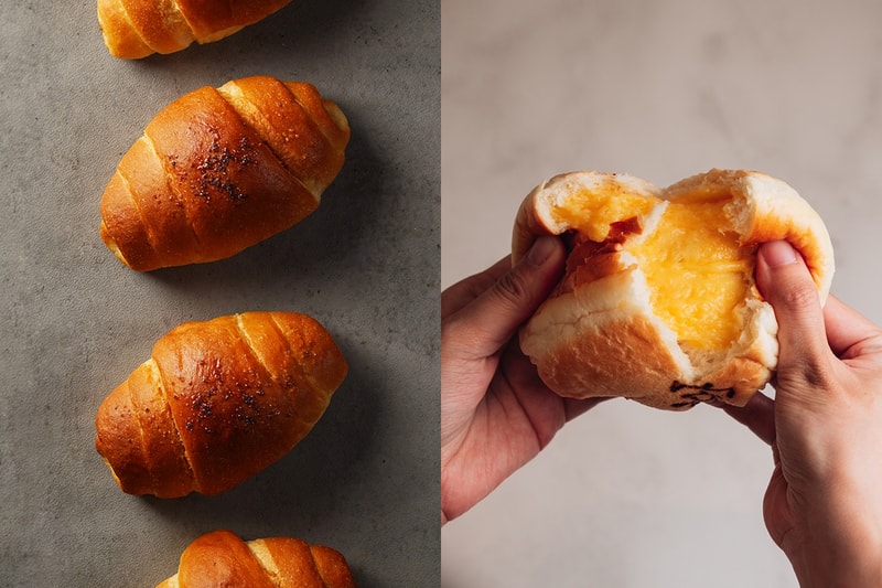sakimoto bakery taiwan limited flavor toast butter roll bread