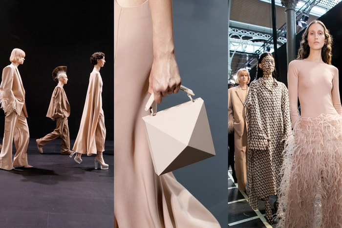 PFW:模糊高訂與日常的界線,Valentino 純粹而美好的捨與離