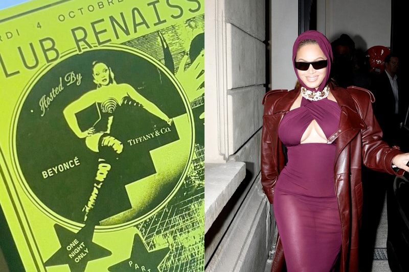 Beyoncé Tiffany&Co. Club Renaissance secret party paris