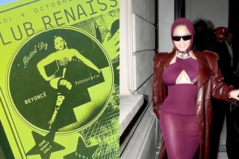 Beyoncé Tiffany&Co. Club Renaissance secret party paris