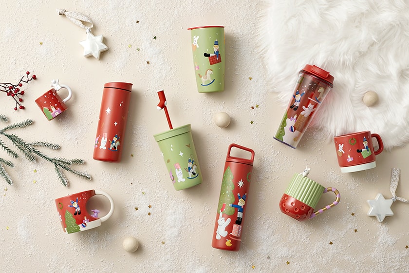 Starbucks 2022 Christmas collection thermos coffee bottle Mug