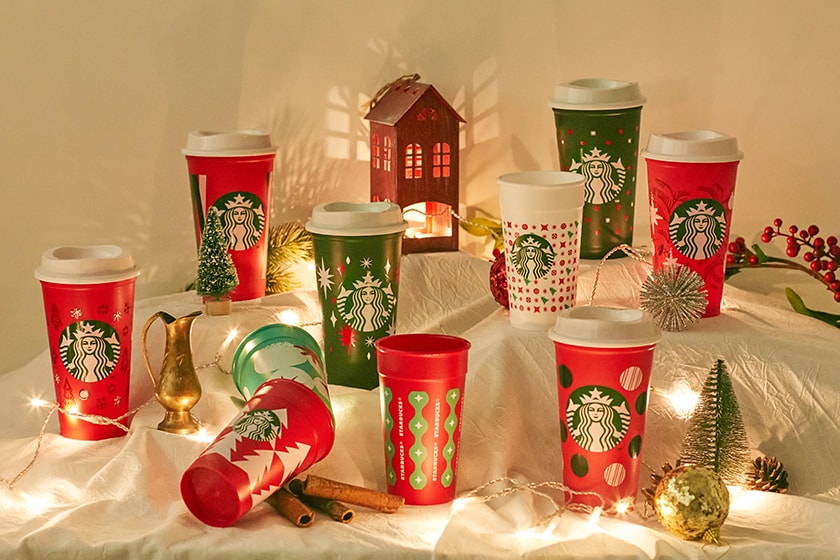 Starbucks 2022 Christmas collection thermos coffee bottle Mug