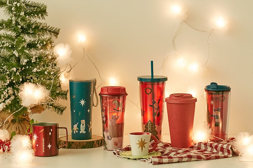 Starbucks 2022 Christmas collection thermos coffee bottle Mug