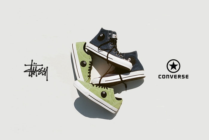 最適合秋冬穿搭的 Stüssy x Converse 聯名波鞋:經典 8 號球成為可愛細節!
