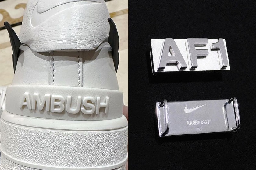 Yoon Ahn shared AMBUSH x Nike new color Air Force 1 Low 