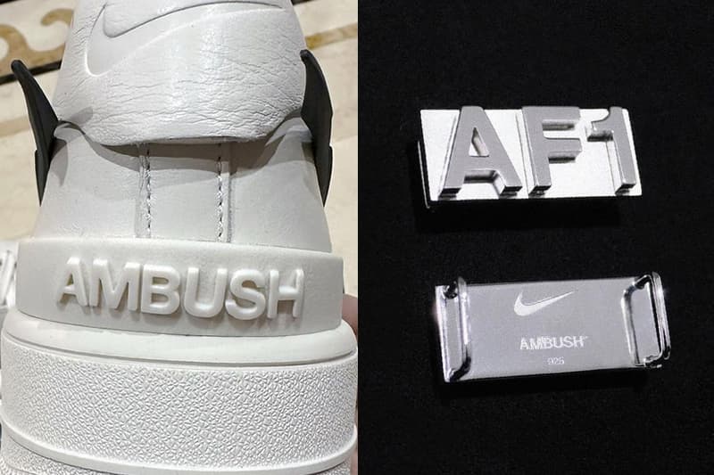 Yoon Ahn shared AMBUSH x Nike new color Air Force 1 Low