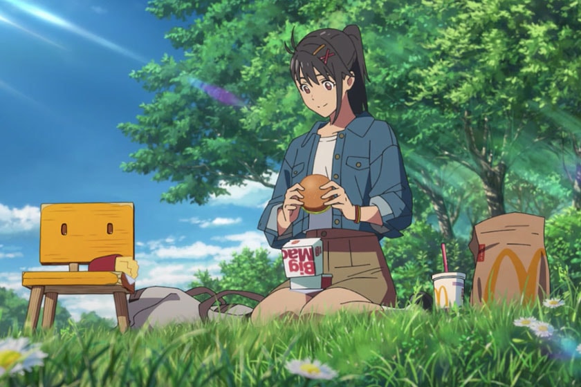 McDonalds Japan x Suzume no Tojimari Shinkai Makoto Big Mac
