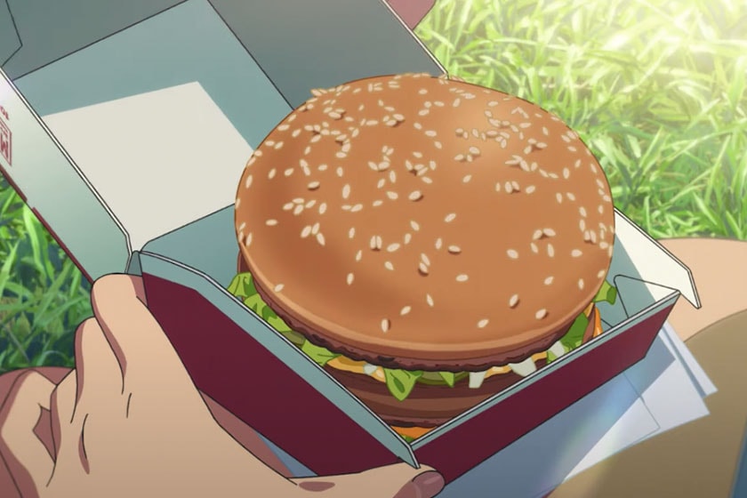 McDonalds Japan x Suzume no Tojimari Shinkai Makoto Big Mac
