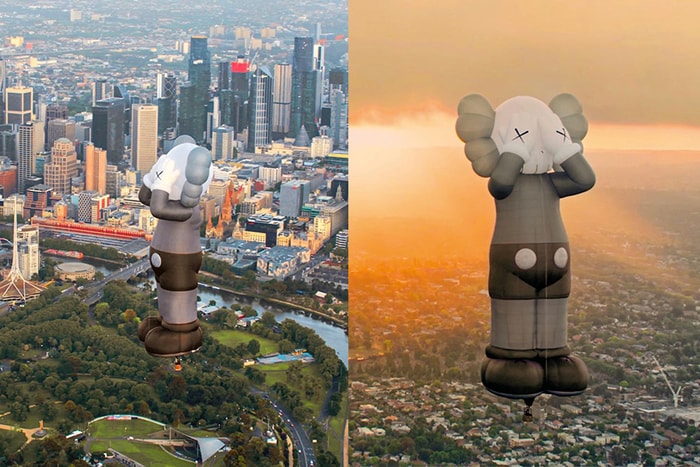 大型熱氣球升空：KAWS：HOLIDAY 世界巡迴來到墨爾本，好友 NIGO 也參與！
