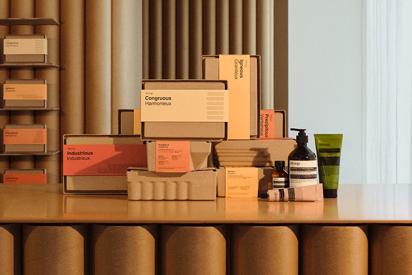Aesop poetry of place gift kits 2022