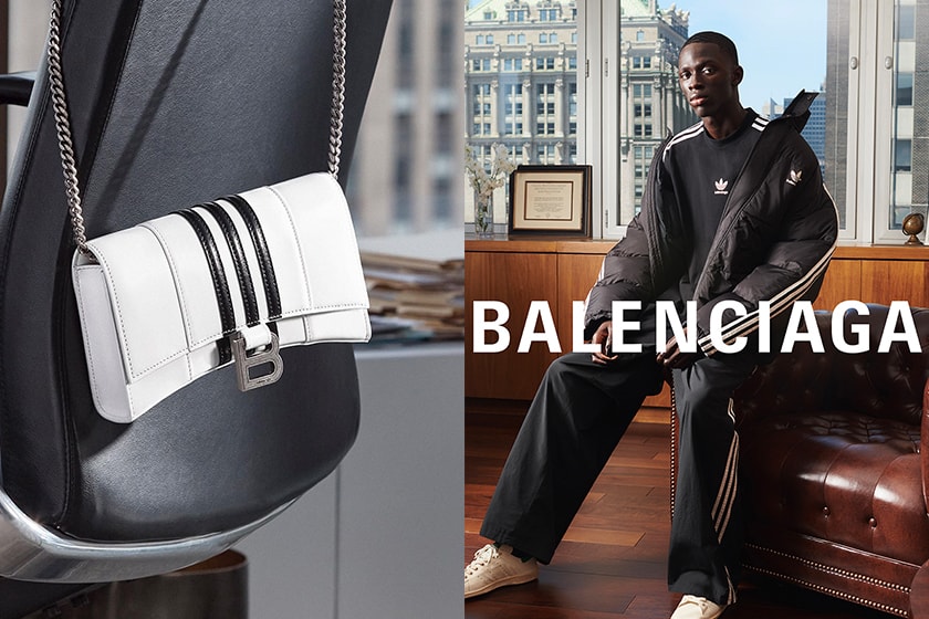 Balenciaga x adidas 2023 release Bella Hadid campaign