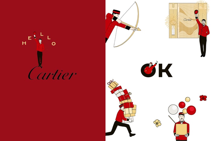 優雅生活多一分可愛:當 Cartier 經典門僮,出現在我們日常訊息裡!