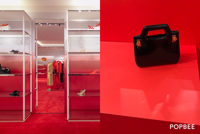 跟 POPBEE 逛店:來到 Ferragamo 紅色空間,台灣搶先開箱 Wanda 包!