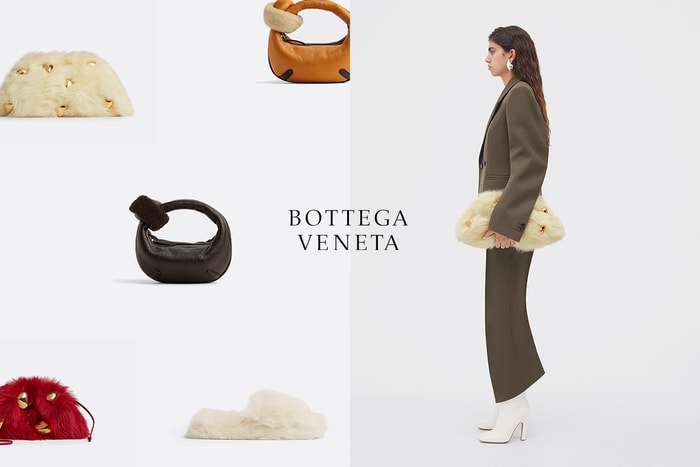 Bottega Veneta 的冬季很可愛：Jodie、Pouch 經典手袋穿上剪羊毛！