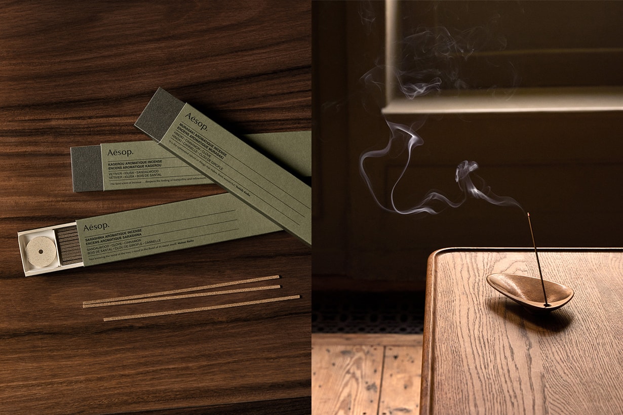 aesop incense collection Home and Living