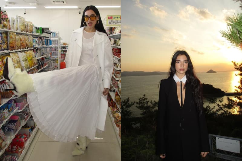 Dua Lipa 日本 東京 Givenchy Chanel Ann Demeulemeester Burberry 草間彌生