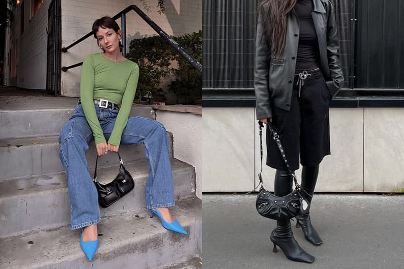 Balenciaga mango zara edgy handbags y2k 2022 handbags trend
