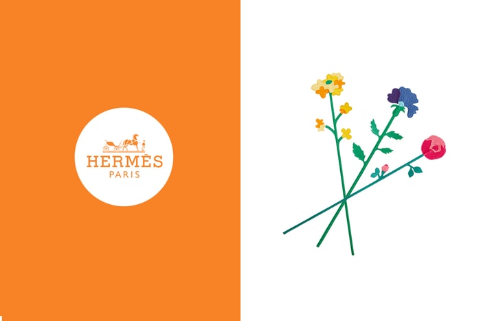 送一朵 Hermès 的花：閒置材料再利用，成了最浪漫的心意！
