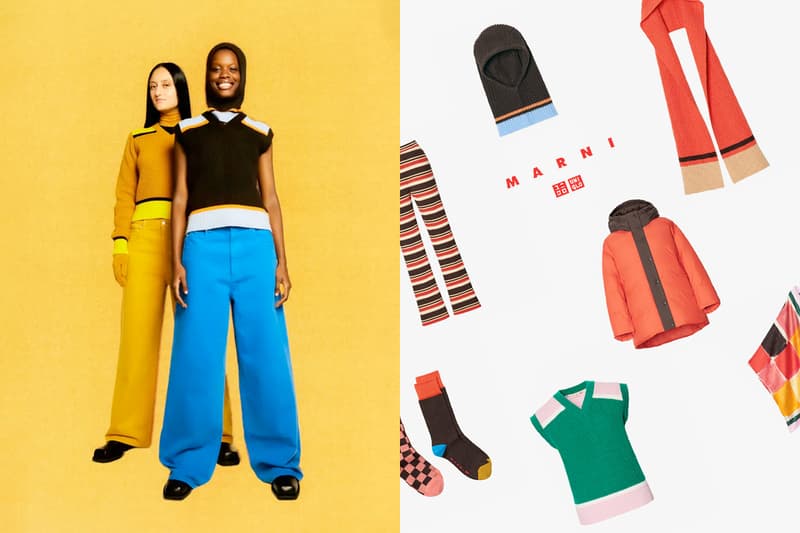 uniqlo marni 2022 fw collabration women collection lookbook release items