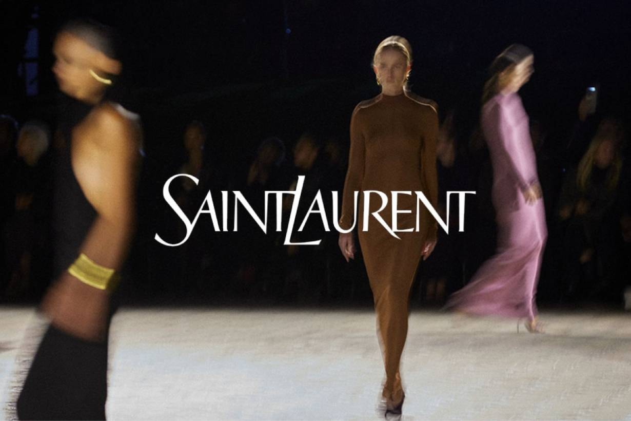 Saint Laurent YSL Cassandre Logo Hedi Slimane Yves Saint Laurent