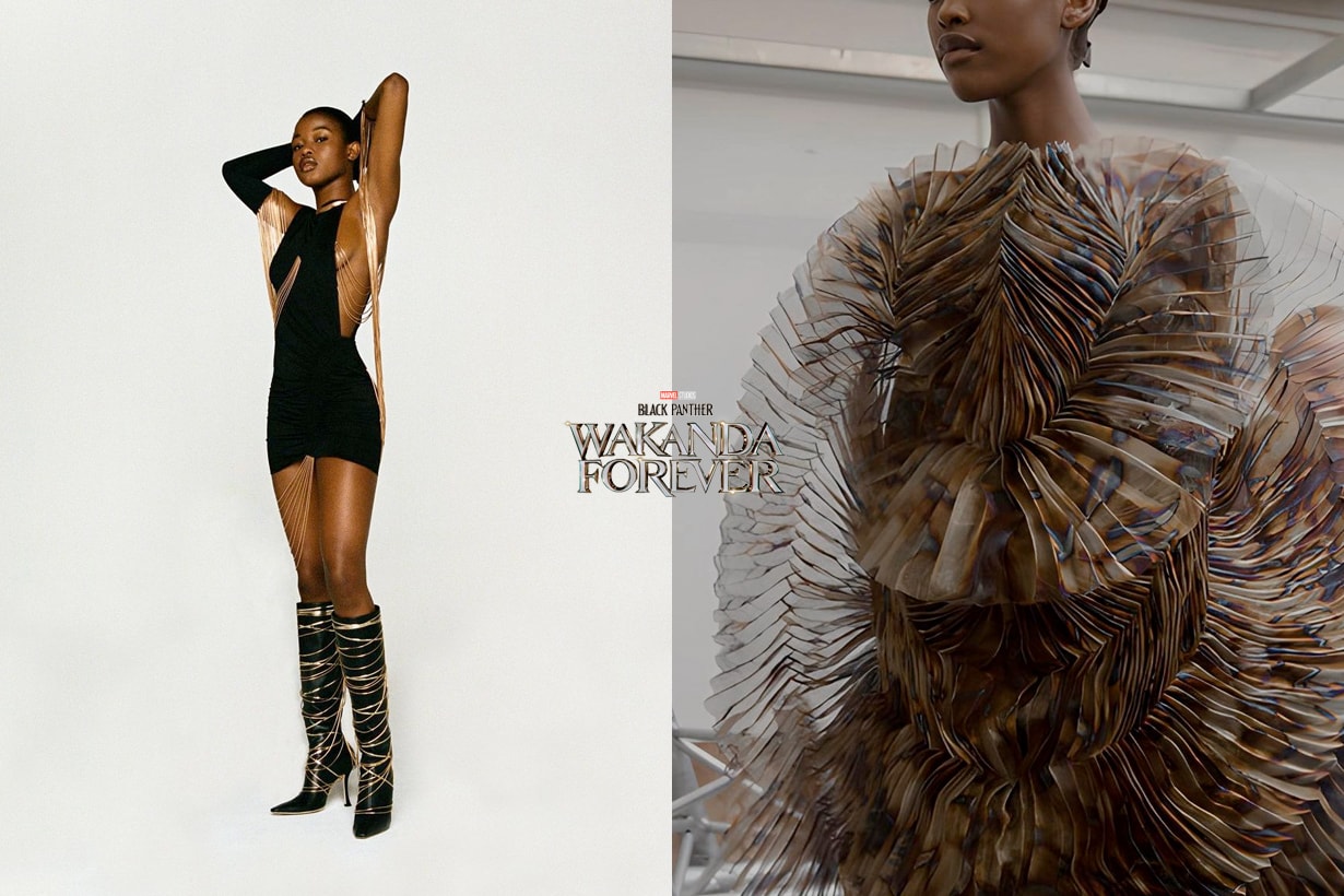 black partner 2 wakanda forever Iris van Herpen Mugler Hervé Légerhaute adidas couture reveal details