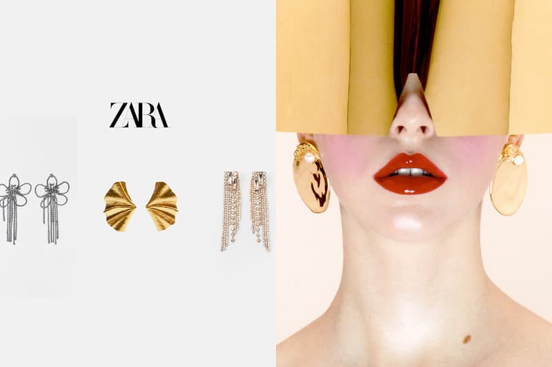 zara party earrings affordable chic