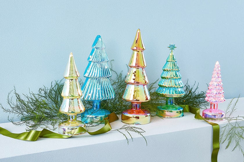 MoMA Design Store Snowy Wonderland Tiered LED Christmas Tree