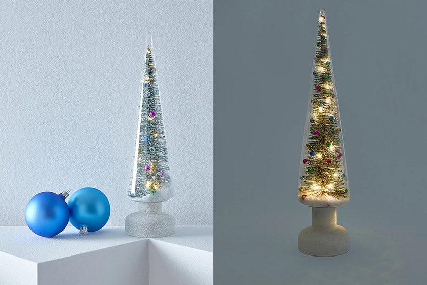 MoMA Design Store Snowy Wonderland Tiered LED Christmas Tree