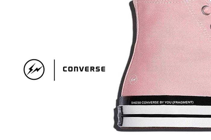 難得一見的粉嫩色調:fragment design x Converse 再度聯名經典 Chuck 70!