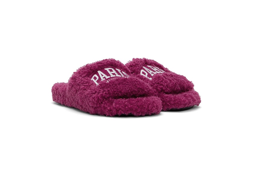 PRADA Hermes Balenciaga BOSS MOU Red Valentino Furry Sildes Fleece Slippers