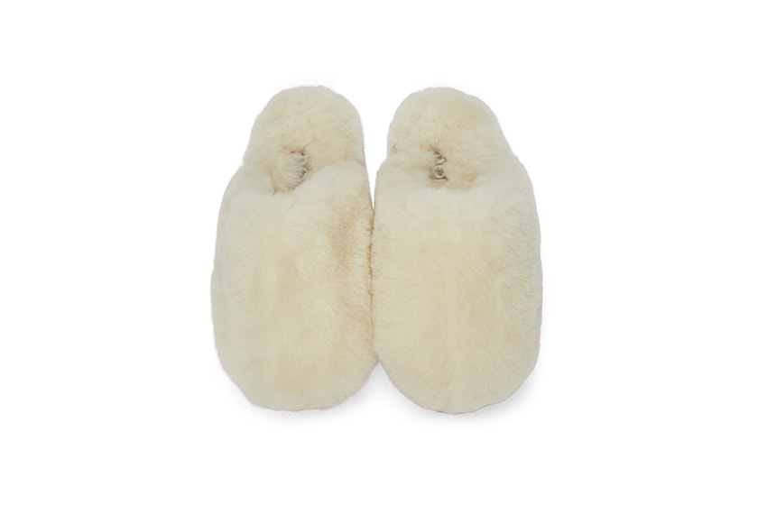 PRADA Hermes Balenciaga BOSS MOU Red Valentino Furry Sildes Fleece Slippers